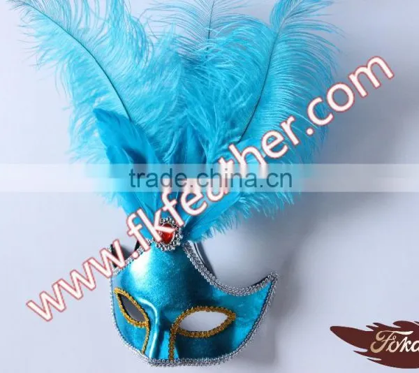 New Products 2016 Feather For Mask Goose Feather And Ostrich Feather Mask For Adult Sex Mask Wedding Supplies photo-3