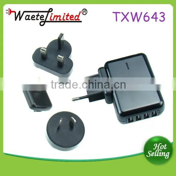 High Quality 4 Port Usb EU Plug Charger Adapter With CE ROHS for ASUS Tablet pc Devices photo-6