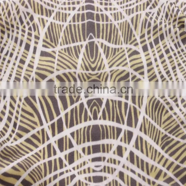 Knit Digital Printed Cotton Spandex Jesrey Fabrics for Fashion Shirts 2016 photo-3