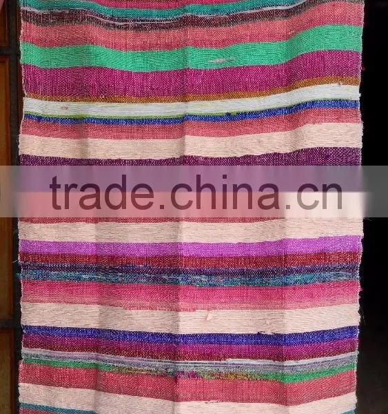 Beautiful Hand woven multi purpose colorful cheap rag rugs