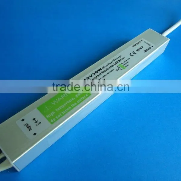 PFC>0.98 IP67 30W(12/24VDC) Constant Voltage Waterproof LED Driver, LED Switching Power Supply photo-2