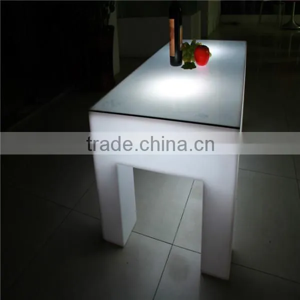Led Furniture Table and Chair Rechargeable Led Table Home Table With Led photo-2