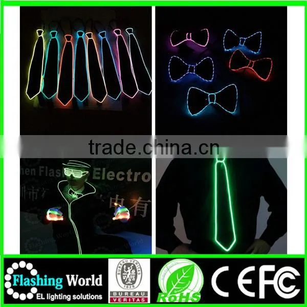 Cool Flashing Attractive and Durable Christmas Bow Tie photo-5