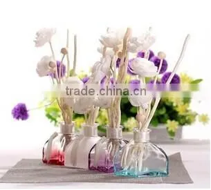 100ml Colorful Crimp Neck Glass Reed Diffuser Bottle With Lid photo-2