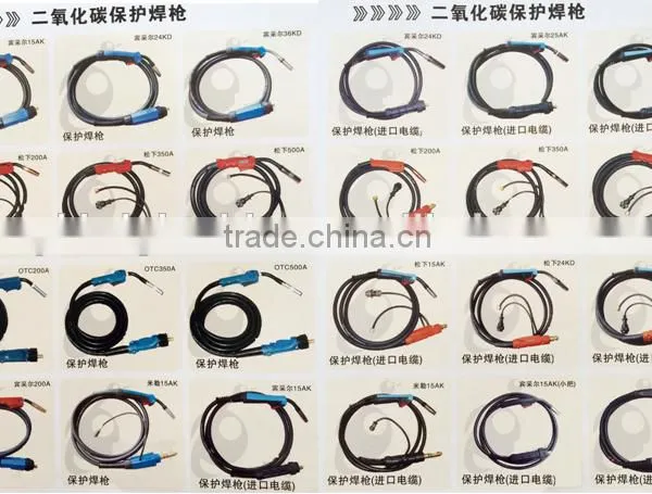 15AK two welding torch CO2 gas welding torch is 3 meters long