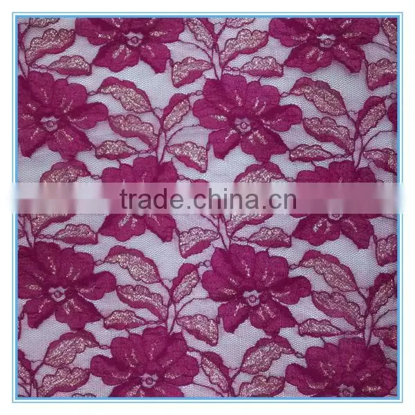 2014 Newest Design Embroidery Lace Fabric Cord Lace Fabric photo-3