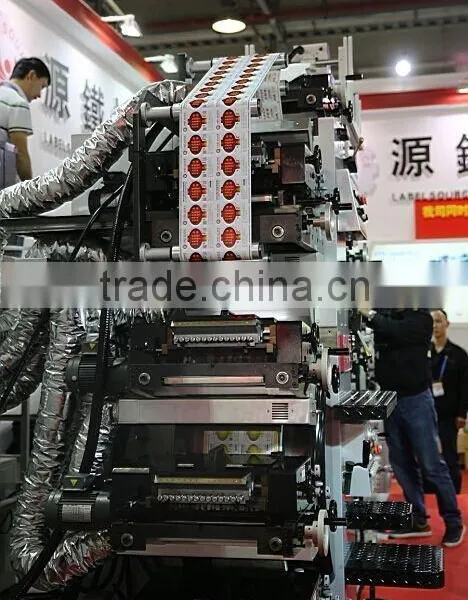 High Quality Intermittent Rotary Four Color Adhesive Label Printing Machine photo-6