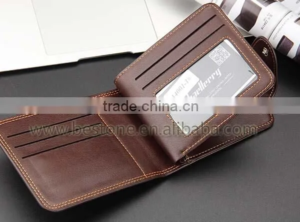 Quality Men Zipper Folding Men Wallet Purse Gift photo-5