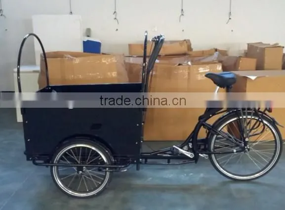 Cargo Trike for Sale/Utility 3 Wheel Cargo Trike With Colorful Wooden Box KB-T-Z19 photo-2