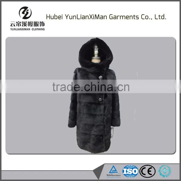Fashion beautiful winter mink coat price with low price