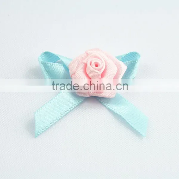 Hand Make Garment Satin Ribbon Roses photo-3