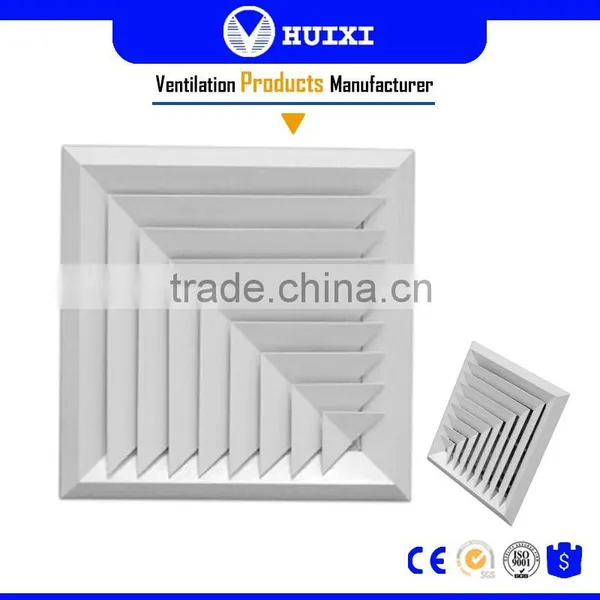 China 4 Way Supply Square Ceiling Air Diffuser photo-2