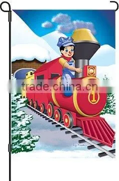 Garden Flag-Polar Express