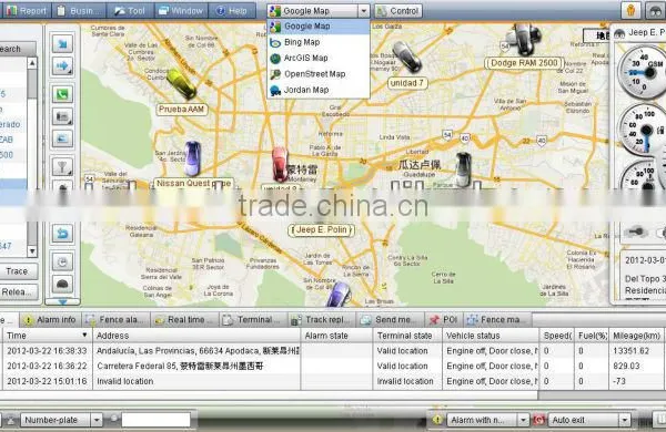 GPS Software, Central Management System Software AL-900S, Client Free Software Works With Tk102,gt06,vt300,vt310,jt600,etc photo-2