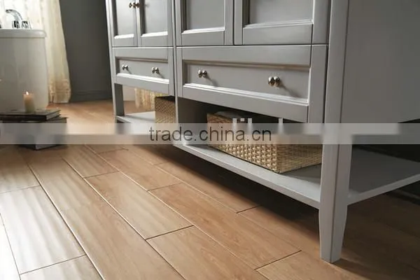 Solid Wood Wash Basin Double Sinks Bathroom Cabinet Foshan Factory Made Furniture No.1006D photo-3