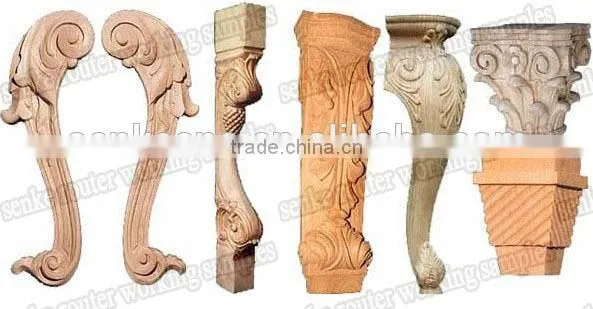 Multi Function 4 Heads Wood Sofa Legs Cnc Wood Carving Machine for Sale photo-2
