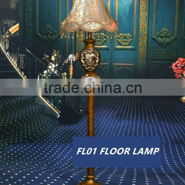 Hot Sell European Style Wooden Floor Lamp For Villa ,hotel photo-2