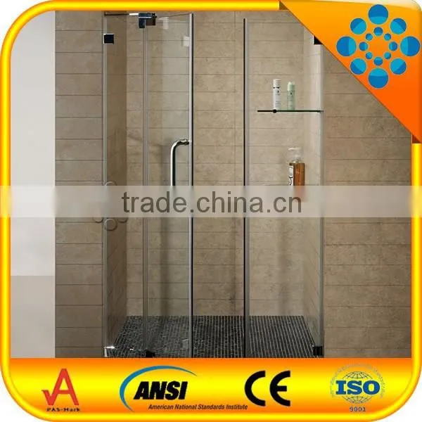 Frameless Pivot Hinge Shower Screen 8 mm Tempered Glass Price Frameless Shower Enclosure photo-2