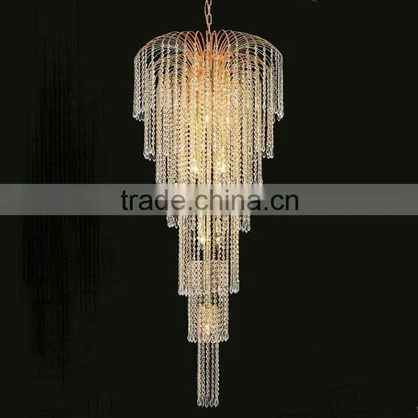 Mdoern Kristal Chandelier Lava Lamp for High Ceiling