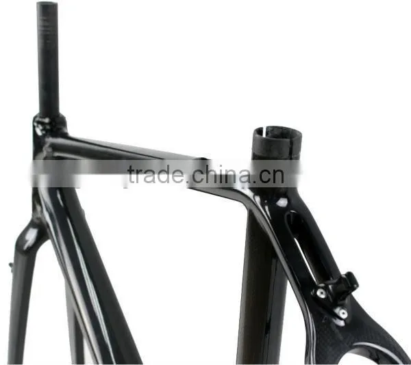 V Brake And Disc Brake Carbon Fiber Cyclocross Frame OEM Carbon Cyclocross Frame photo-2