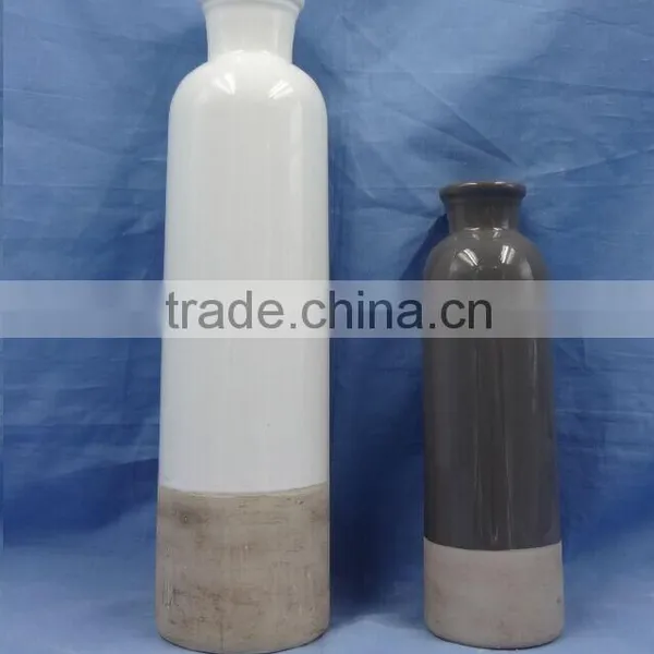 Decorative White Ceramic Flower Vase for Wedding