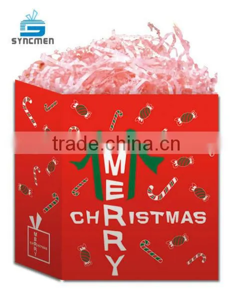 Colorful Custom Printed Christmas Paper Bag photo-5