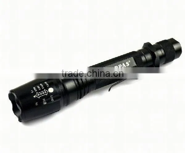 Hot Sale V2-858 18650 Battery Rechargeable Long Distance Torch Xm-l T6 Aluminum Led Flashlight Torch photo-4