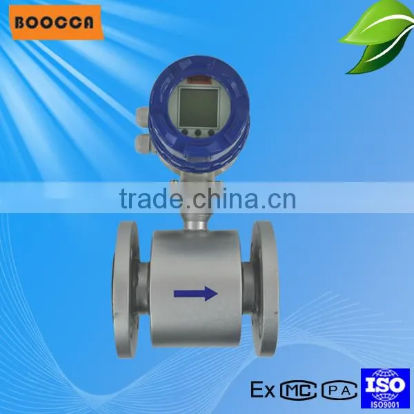 Electromagnetic water flow meter sensor
