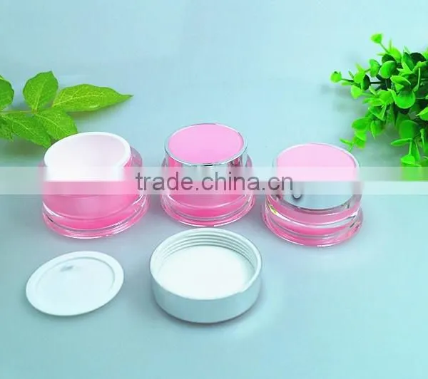 Cystal Top ABS Cap Plastic Acryrlic Cream Jars photo-2