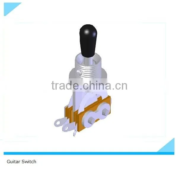 guitar toggle switch with cap silver bushing guitar switch