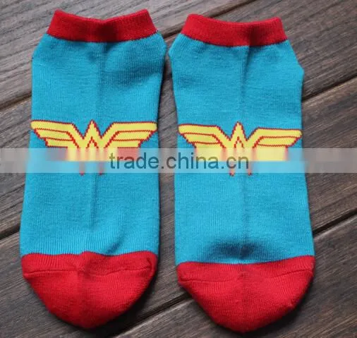 Super Hero Series Cool Young Man Ankle Socks Cheap Socks photo-4