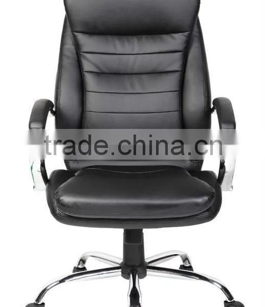 PU Leather Chromed Armrest and Base Executive Chair #AGS-6023