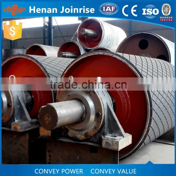 China industry wear resistant belt conveyor bend head pulley drum