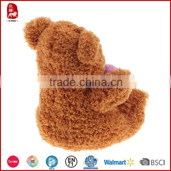 Yangzhou Manufacturer Lovely Cheapest Plush Toys Loving Heart Teddy Bear for Valentine photo-3