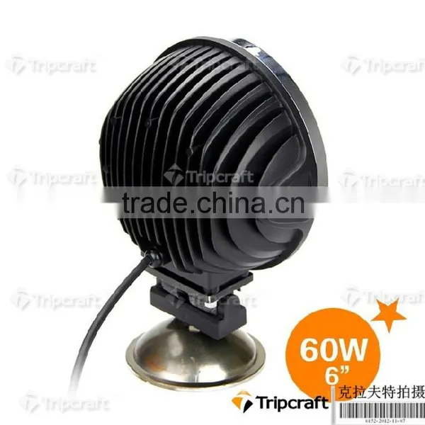 7inch Auto 60w Led Work Light, 12volt Round Led Car Headlight photo-4