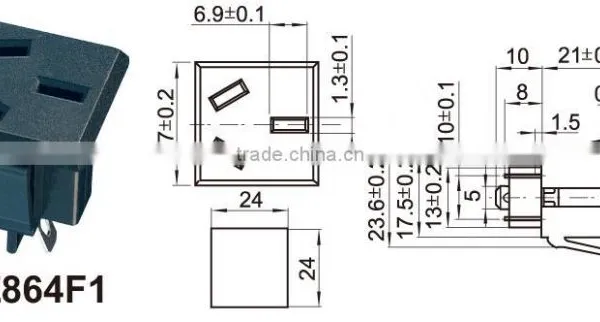 AS-03 Industrial Power Socket,10a dc Power Connector,connector for dc Motor photo-5