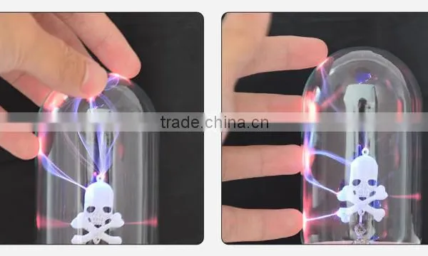 F-1236 Plasma Skull Light Mini Bluetooth Speaker With Sound Responsive Light Show photo-6