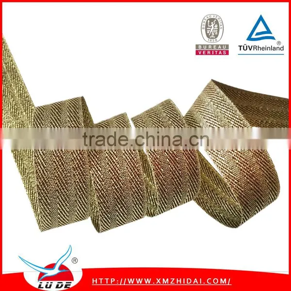 Decorative Gold Ribbon,Gold Metallic Ribbon for Gift Packing photo-2