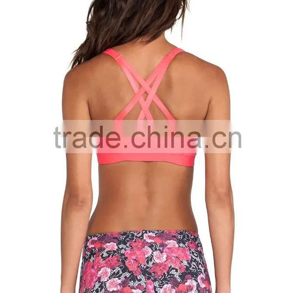 Active Fitness Wear Seamless Sports Bra Strap Yoga Bra photo-3