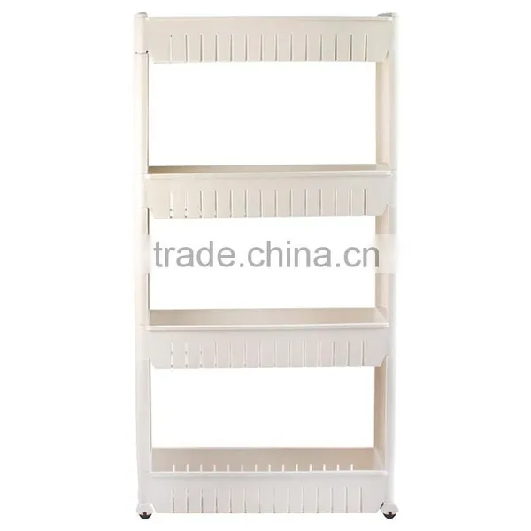 Best Selling pp 4 Layers Plastic Storage Shelf photo-2