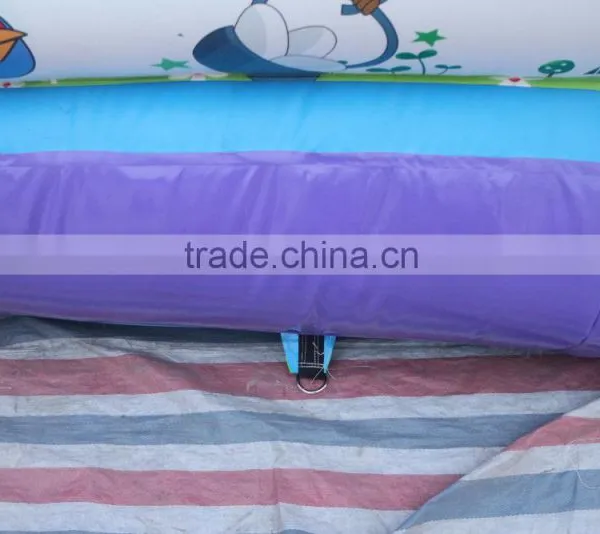 PVC Material Ocean Theme Mini Bouncy Castle, Inflatable Bouncer and Slide With Ladder photo-5