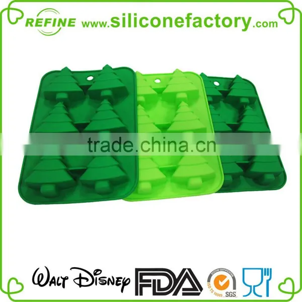 Christmas Promotional Gifts 6 Cavaties Silicone Bakeware in Tree Shape photo-6