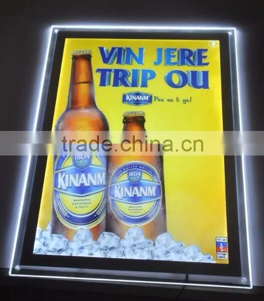 Advertising Product Acrylic Sign Board Indoor Crystal Display Led Display photo-2