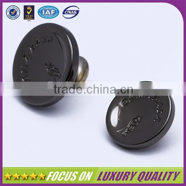 Special Concave Surface Metal Button Snaps for Leather With Logo photo-2