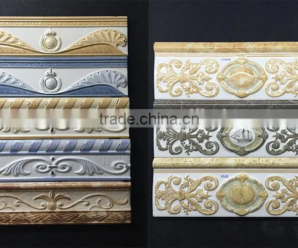 ceramic listello border tiles for bathroom kitchen