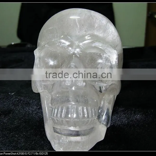 Clear Crystal Skull for Gift or Fengshui photo-2