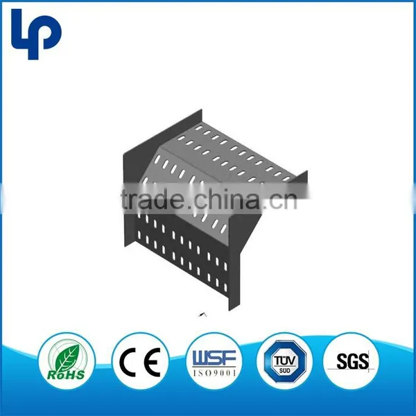 Solid Electroplated Salt Spray Galvanized Cable Trunking Duct , Perforated Cable Duct photo-3