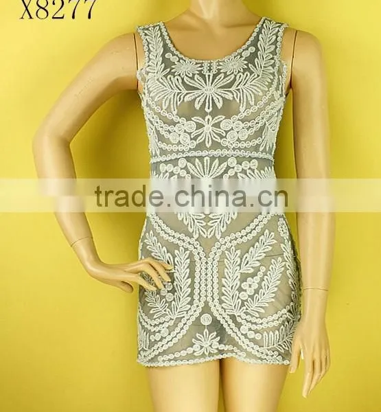Erotic Teen Sexy Girl Tight Mini Dress photo-2