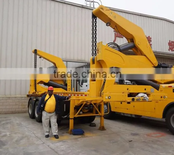 20ft Semi Trailer Container Lift, 20ft Container Lift Trailer,20FT Side Lifter Loader Chassis Truck Trailer photo-5
