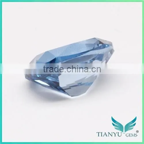 Wuzhou Gem Hot Gemstone Processing Loose 10x12 #106 Blue Synthetic Gemstone Spinel Gems for Sale photo-5